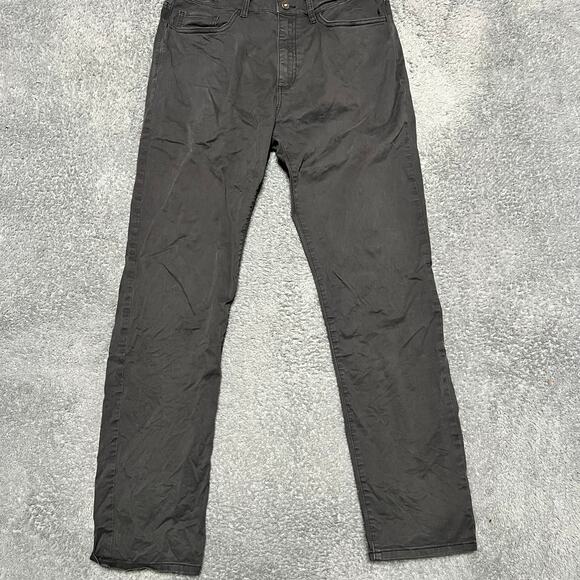 Flint & Tinder Pants Mens 33x30 Stretch Cotton Slim Fit Gray Khaki Jeans - Picture 1 of 10